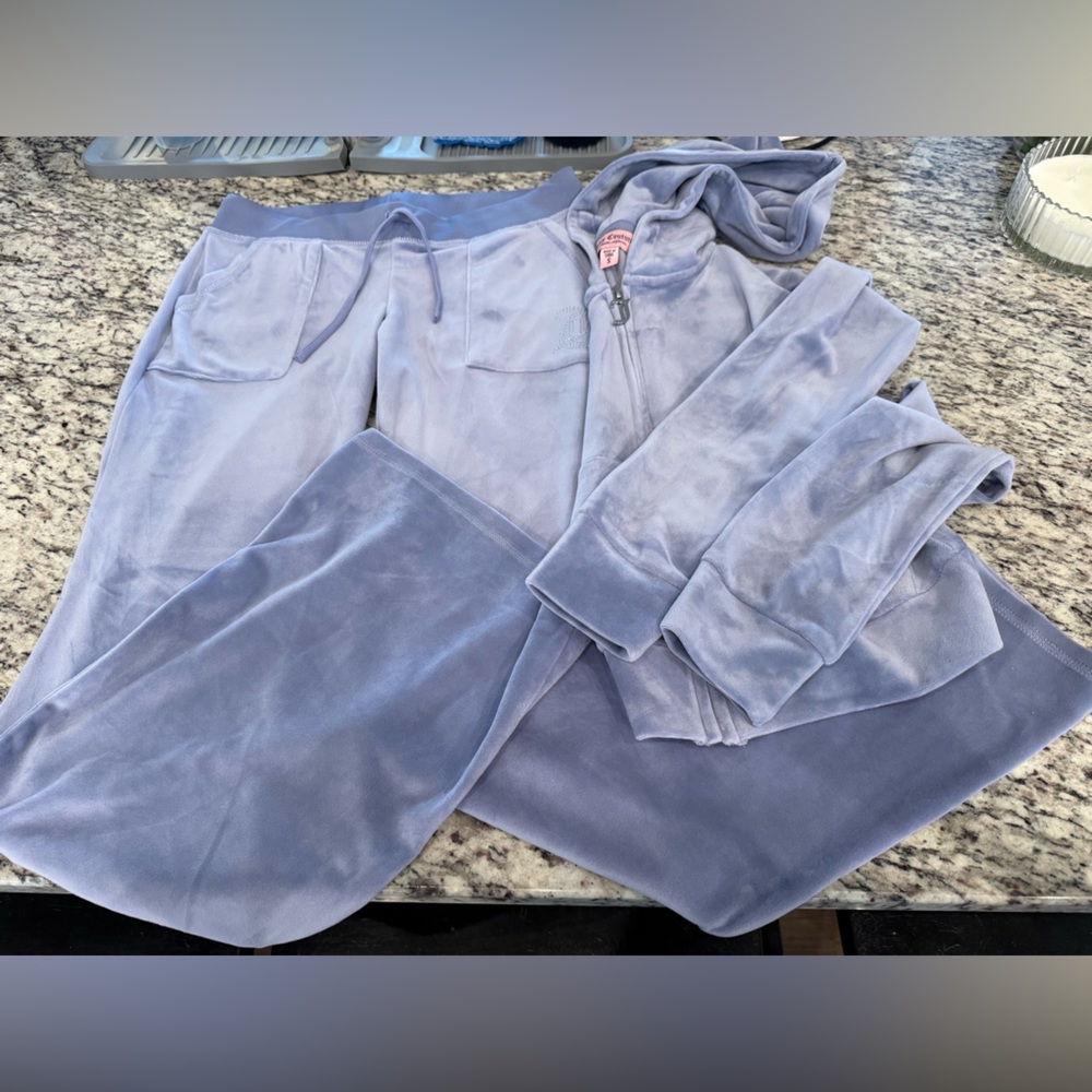 New 2pc set Juicy Couture Lavender Purple Velour Set size small - Picture 3 of 9